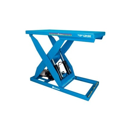 Bishamon Industries Corp. Bishamon OPTIMUS Lift5K Power Scissor Lift Table 56x32 5000 Lb. Cap. Hand Control L5K-3256 L5K-3256-115-H